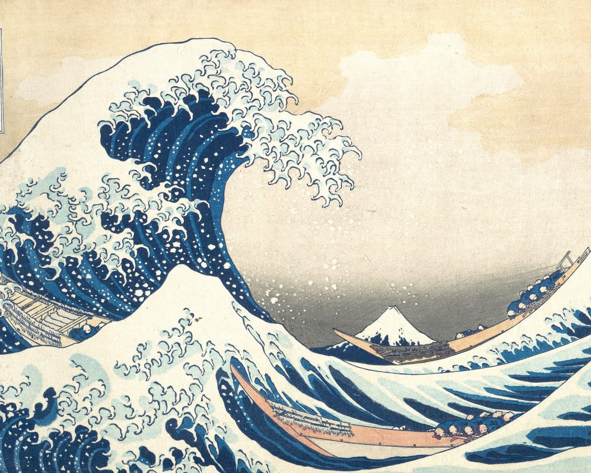 The Great Wave off Kanagawa by Katsushika Hokusai